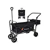 LifeGoods Bolderkar 90L - Zwart