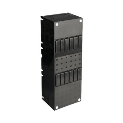 ABB Installatiekast Hafonorm HNL - 2x6 Modules - Zwart