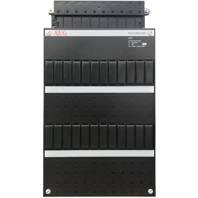 AEG Groepenkast Fix-O-Rail - 22x33 cm - Zwart