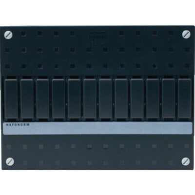 ABB Installatiekast Hafonorm HLD16 - 2x6 Modules - Zwart