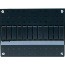 ABB Installatiekast Hafonorm HLD16 - 2x6 Modules - Zwart
