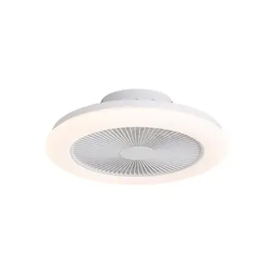 QAZQA Plafondventilator met LED - Ø45cm - Wit