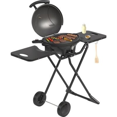 KitchenBrothers Barbecue Elektrisch - 2400W - Zwart