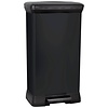 Curver Prullenbak Decobin 50L - 39x29x72 cm - Zwart