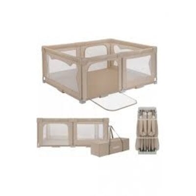 Lionelo Baby Box Florence Easy Fold XL - 180×200 cm - Beige