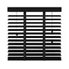 Gamma Houten Jaloezie 50mm - 80x180 cm - Matzwart (947)
