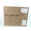 Studio ME Ringlamp met Statief - 18 inch - Zwart