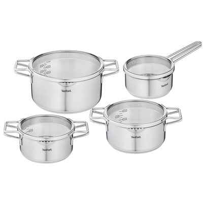 Tefal Pannenset Nordica - 4-delig - RVS