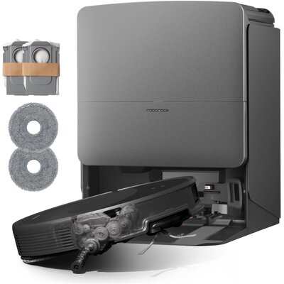 Roborock Robotstofzuiger Saros 20 Set - Zwart