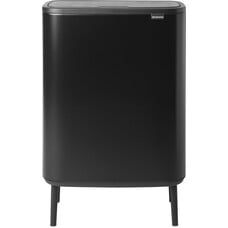 Brabantia Prullenbak Bo Touch Bin Hi 60L - Mat Zwart