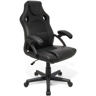 LifeGoods Gaming Stoel LG1094 - Zwart