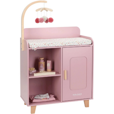 Little Dutch Houten Poppencommode - 50×26,5×85 cm - Roze