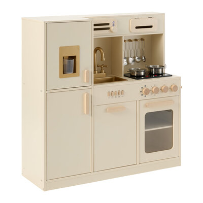 Petite Amelie Houten Speelkeuken XL - 89x85x31 cm - Beige