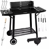Kaminer Houtskoolbarbecue - 93x41x86 cm - Zwart