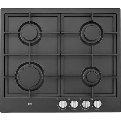 Etna Gaskookplaat Inbouw 59 cm - KG859ZTA_BK - Zwart