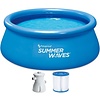 Summer Waves Zwembad met Filterpomp - ⌀244x76 cm