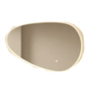 Mirlux Badkamerspiegel met LED - 90x60cm - Asymmetrisch