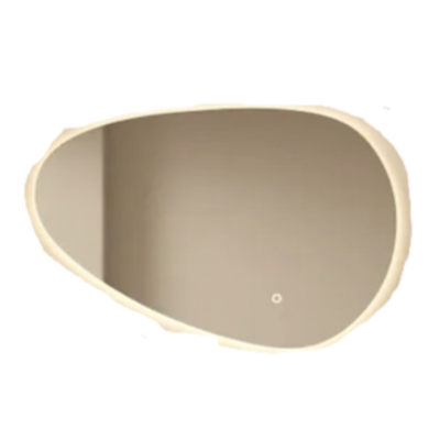 Mirlux Badkamerspiegel met LED - 90x60cm - Asymmetrisch