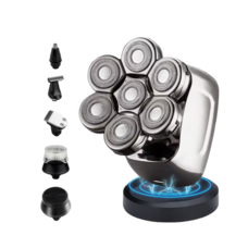 Sansbeauté Scheerapparaat SkullSharp Pro - 6-in-1 - Zilver