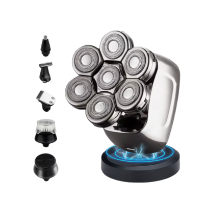 Sansbeauté Scheerapparaat SkullSharp Pro - 6-in-1 - Zilver