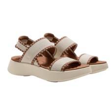 Vivaia Damessandalen Kamber - Maat 39,5 - Creme/Karamel