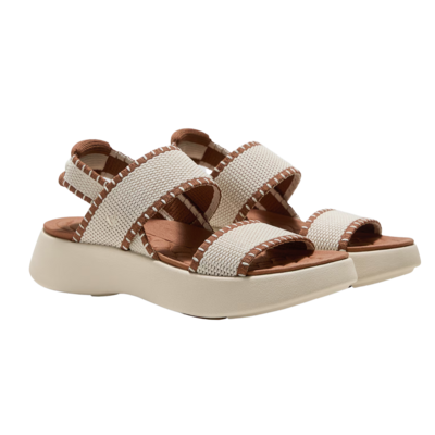 Vivaia Damessandalen Kamber - Maat 39,5 - Creme/Karamel