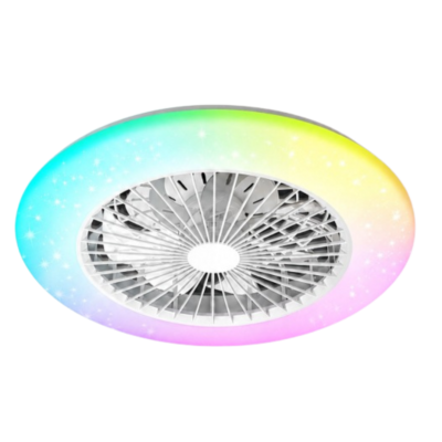 Aigostar Plafondventilator met LED 10DTS - Ø50 cm - Wit