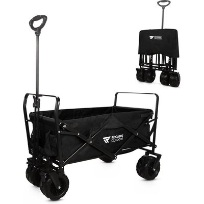 Rockerz Bolderkar 120L - Zwart