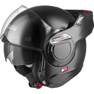 Beon Motorhelm Stratos B707 - Maat L - Glanzend Zwart
