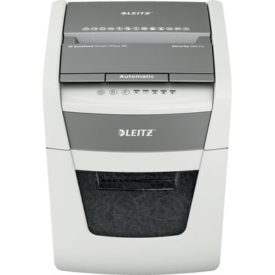 Leitz Papierversnipperaar IQ Autofeed 50X - P4 Cross-Cut - Wit