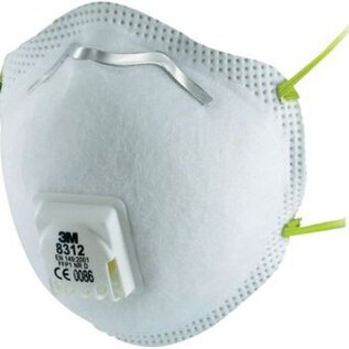3M 3M fijnstofmasker+vent. FFP1, 8312