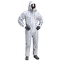 DuPont Dupont Tychem F,ov. type 3-4,grijs S-3XL