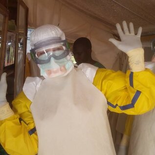 Eigen label Hoody for use in Isolation area's