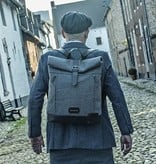 Shelby Brothers collection by Orange Fire Jeramiah rolltop-backpack