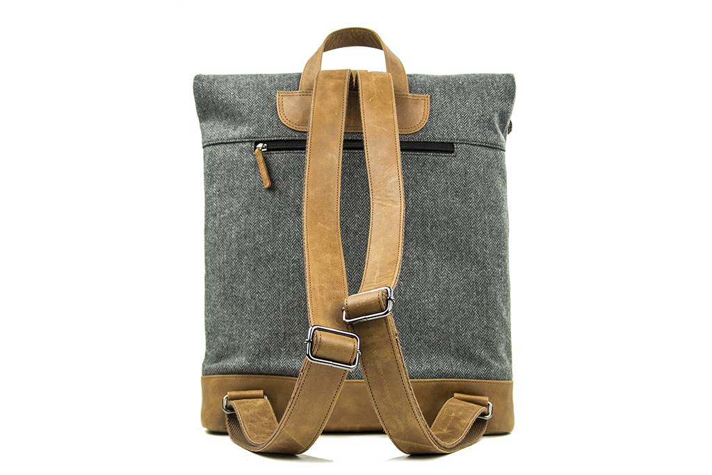 Shelby Brothers collection by Orange Fire Johnny rolltop-backpack