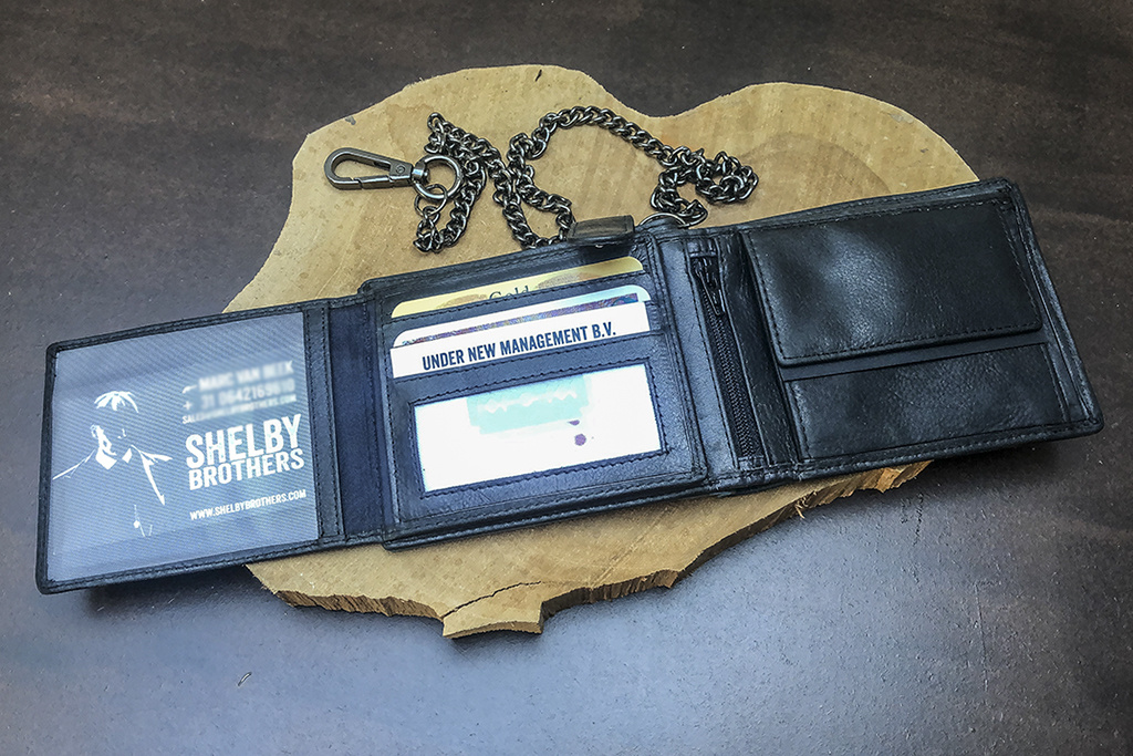 Shelby Brothers collection by Orange Fire Shelby chain wallet