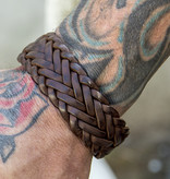 Josh Josh© armband XL brown gevlochten
