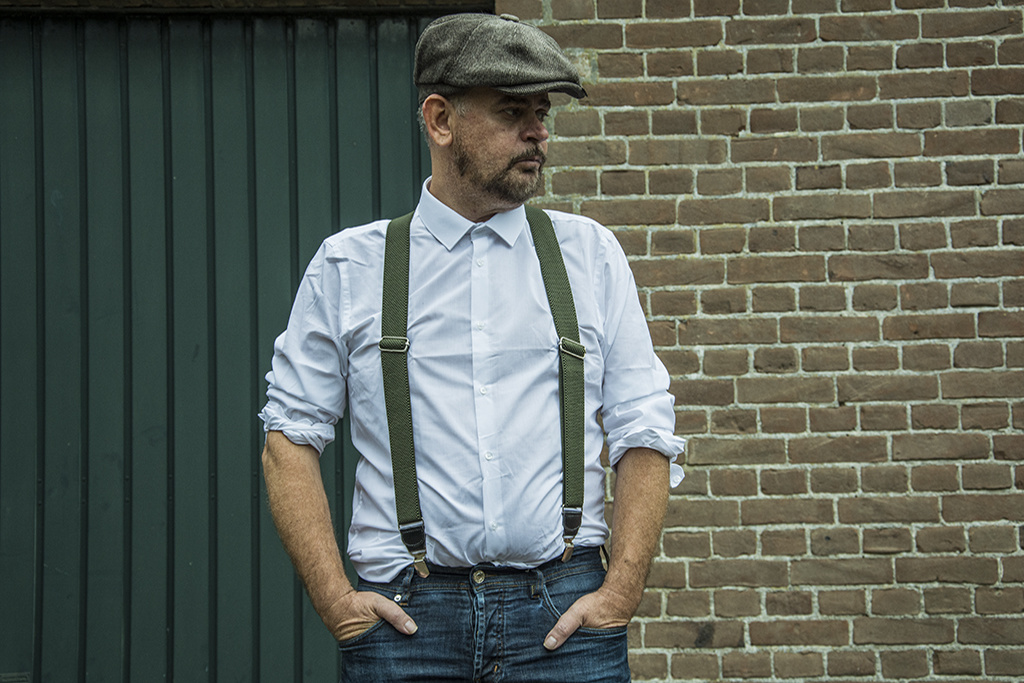 straal Lijkt op verkiezing Peaky Blinders vintage donker groene bretels | Urban Bozz