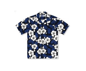 RJC Boys Hibiscus Hawaiian 2-Piece Cabana Set - Tropical Island Outfit