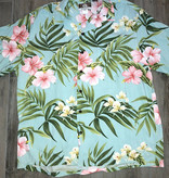 Kalaheo Hawaii Shirt Floral Mint Green