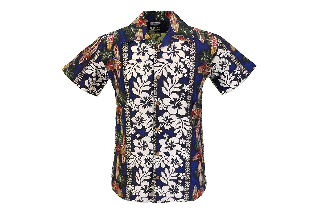 Relco London Hawaii Shirt Hibiscus Woodywagon