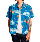 Brixton Hawaii Shirt Blue Island