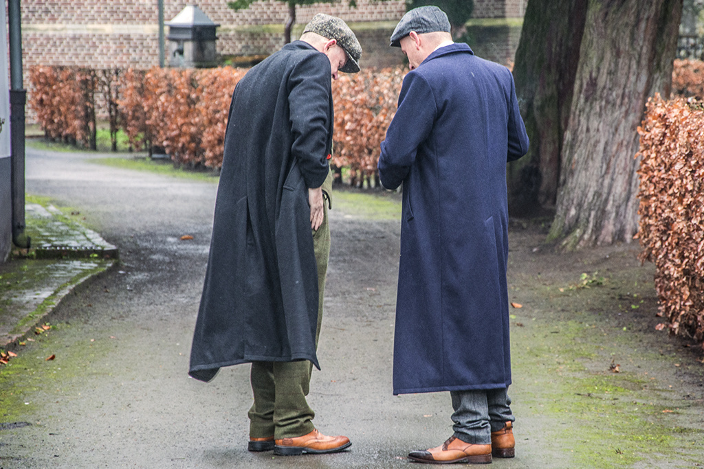 Shelby Brothers collection by Orange Fire 1920 Shelby Long Overcoat Black