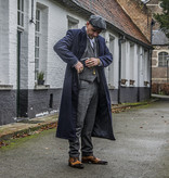 Urban Bozz 1920 English Long Overcoat  Navy