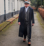 Urban Bozz 1920 English Long Overcoat  Navy