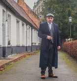 Urban Bozz 1920 English Long Overcoat  Navy