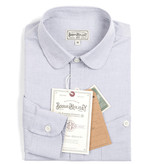 The Boogie Holiday & Co. 1928 Penny Collar shirt Chambray Blue