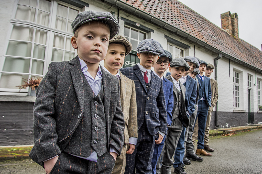 Bad Boys Bad Boys 3-delig Tweed Suits voor kids