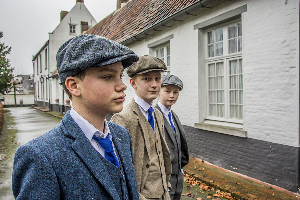 Bad Boys Bad Boys 3-delig Tweed Suits voor kids