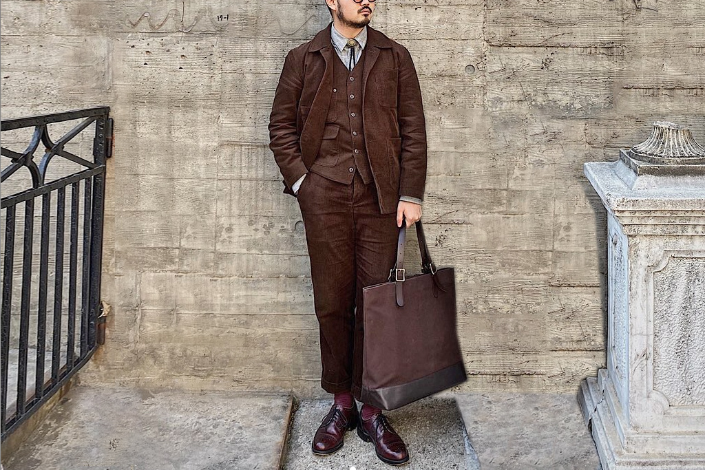 The Boogie Holiday & Co. 1928 4-delig suit Manchester Corduroy Brown